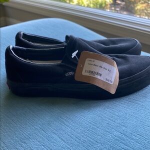 Vans Black Sneakers Casual Slip-On Comfort
